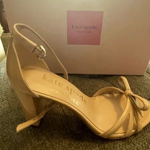 Never worn Kate Spade nude heels